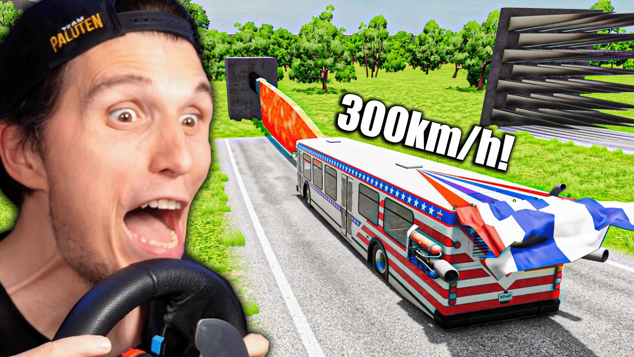 Was passiert, wenn man mit 300kmh in ein Messer fährt? | BeamNG
