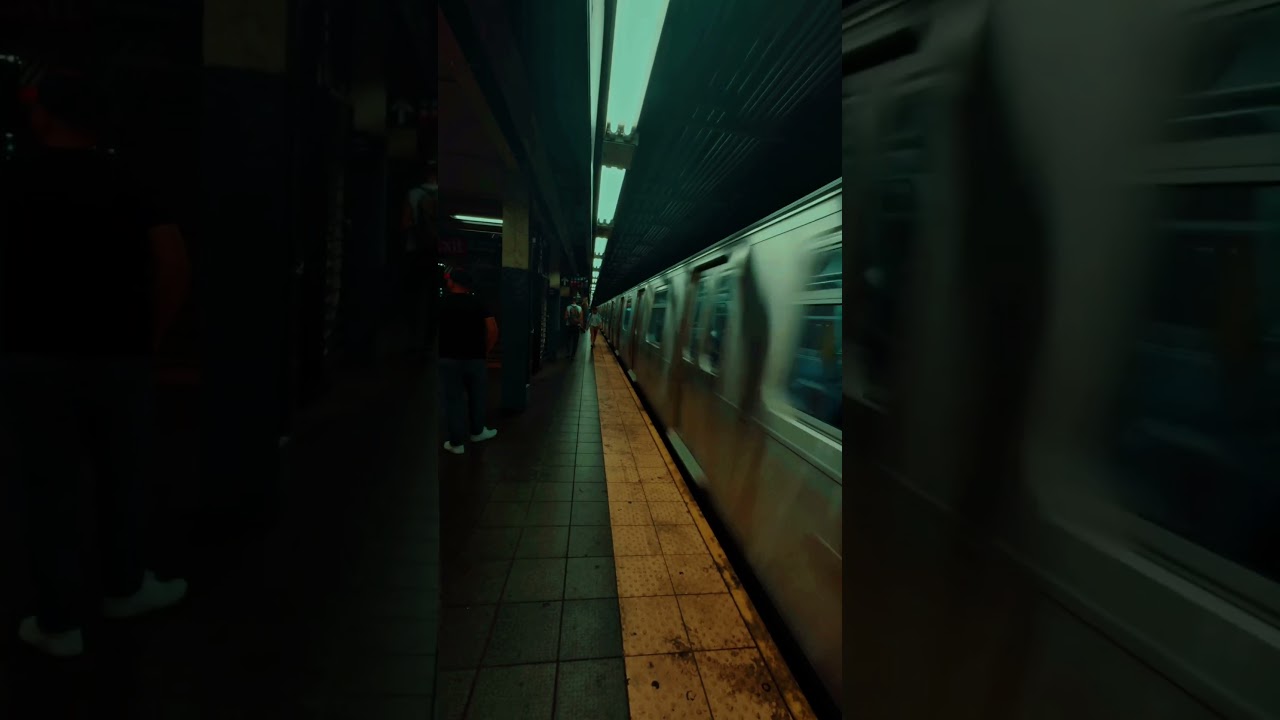 🚊🗽🫶🏻💙 #nightcore #travel #nyc #darkmoody #subway #viralshorts