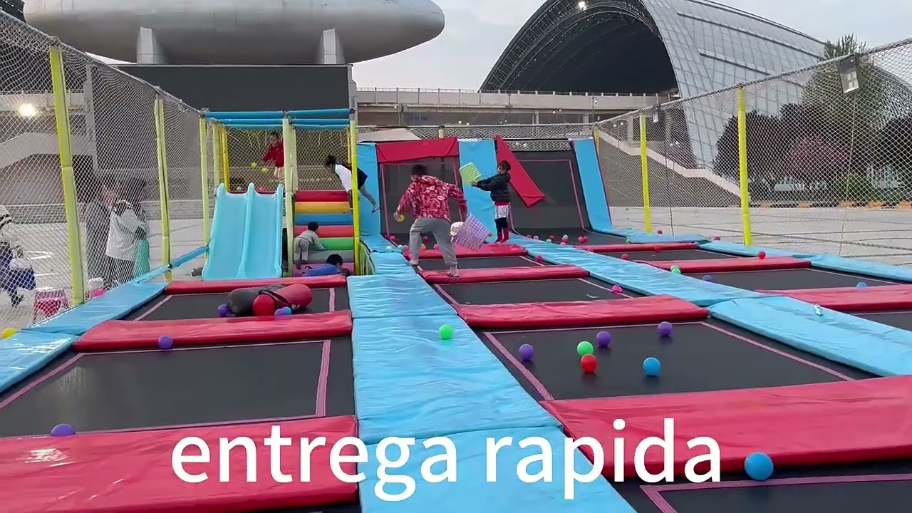 JHamusement Commercial Indoor Trampoline Park Design | Custom Trampoline Park Equipment for Sale