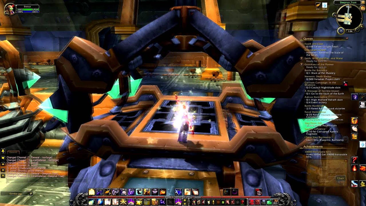 How to travel between Ironforge and Stormwind (Deeprun tram)