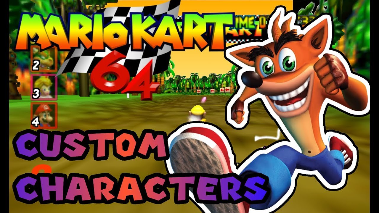 Mario Kart 64 Custom Characters: Crash Bandicoot!! (#7)