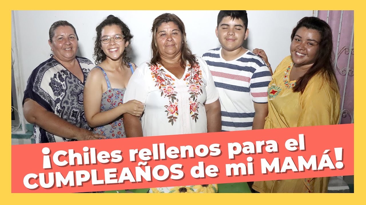 ASÍ SE HACEN LOS CHILES RELLENOS EN EL RANCHO🌶, PARA EL CUMPLEAÑOS DE MI MAMÁ🎂