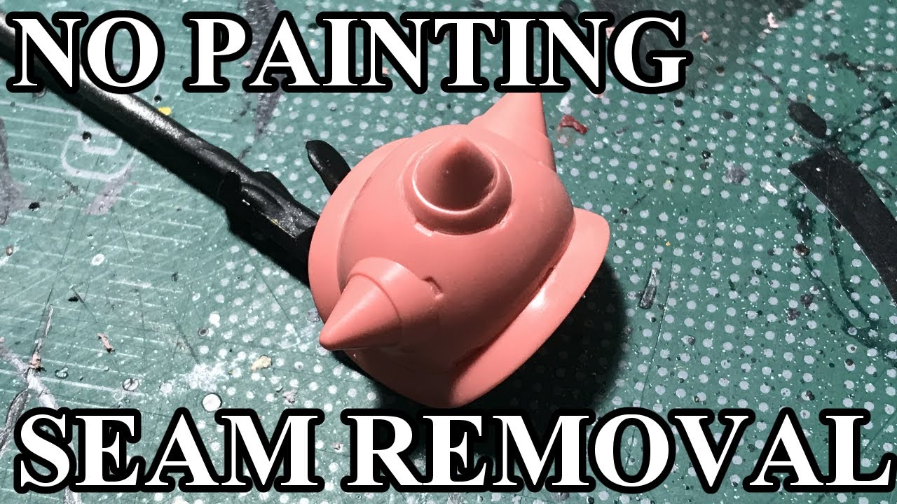 How to Remove Seam Line for Colored Plastic