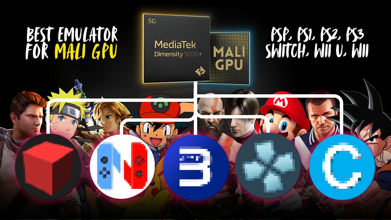 6 Best Emulators That Work on Mali GPU (No Snapdragon Needed)