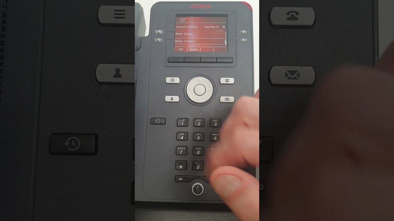 Avaya J139 Physical Buttons