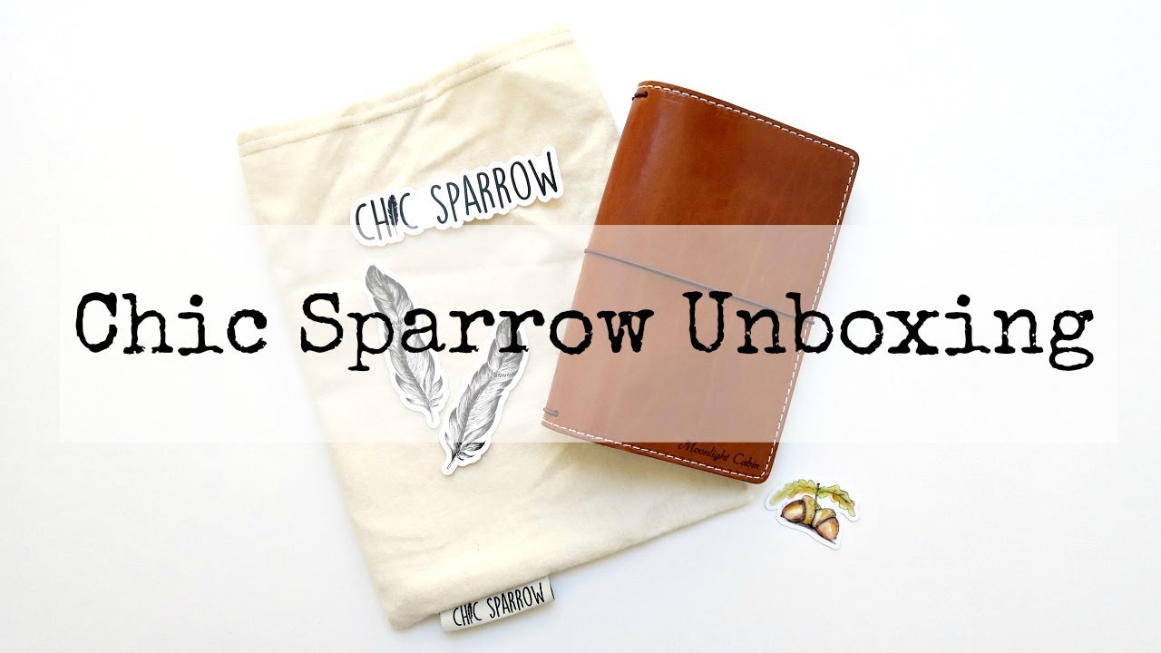 Chic Sparrow Haul / Unboxing | Mr Darcy Deluxe Toffee B6 Slim Travelers Notebook