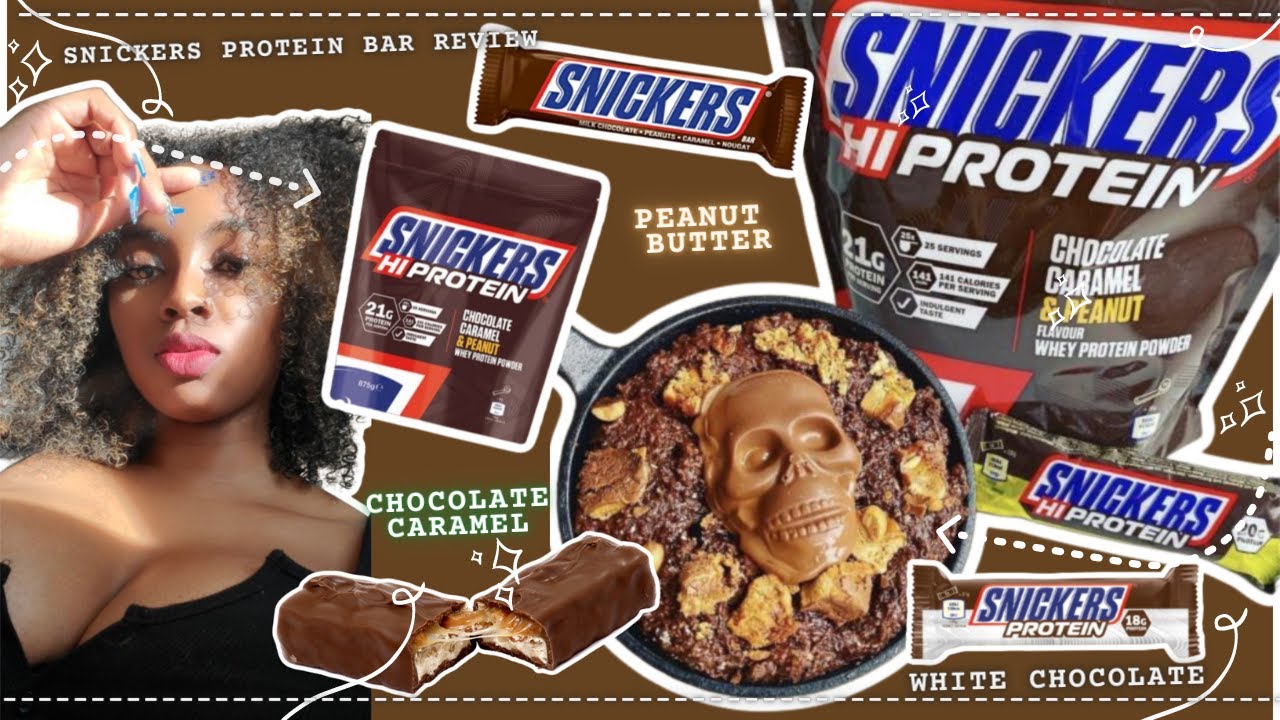 SNICKERS PROTEIN BAR REVIEW ; WHITE CHOCOLATE, PEANUT BUTTER, CHOCOLATE CARAMEL& MORE | 20G PROTEIN