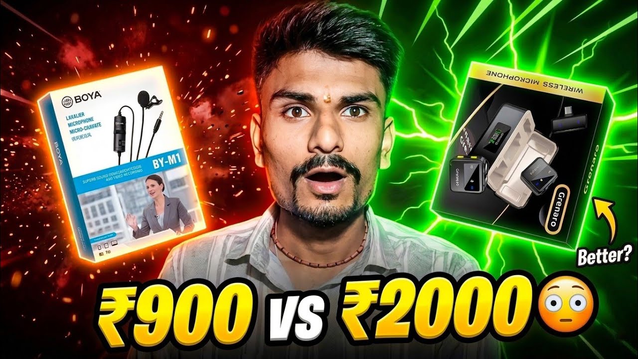Boya BY-M1 vs Grenaro P10 – Best Mic for YouTube 2026 ? Full Comparison 🔥 