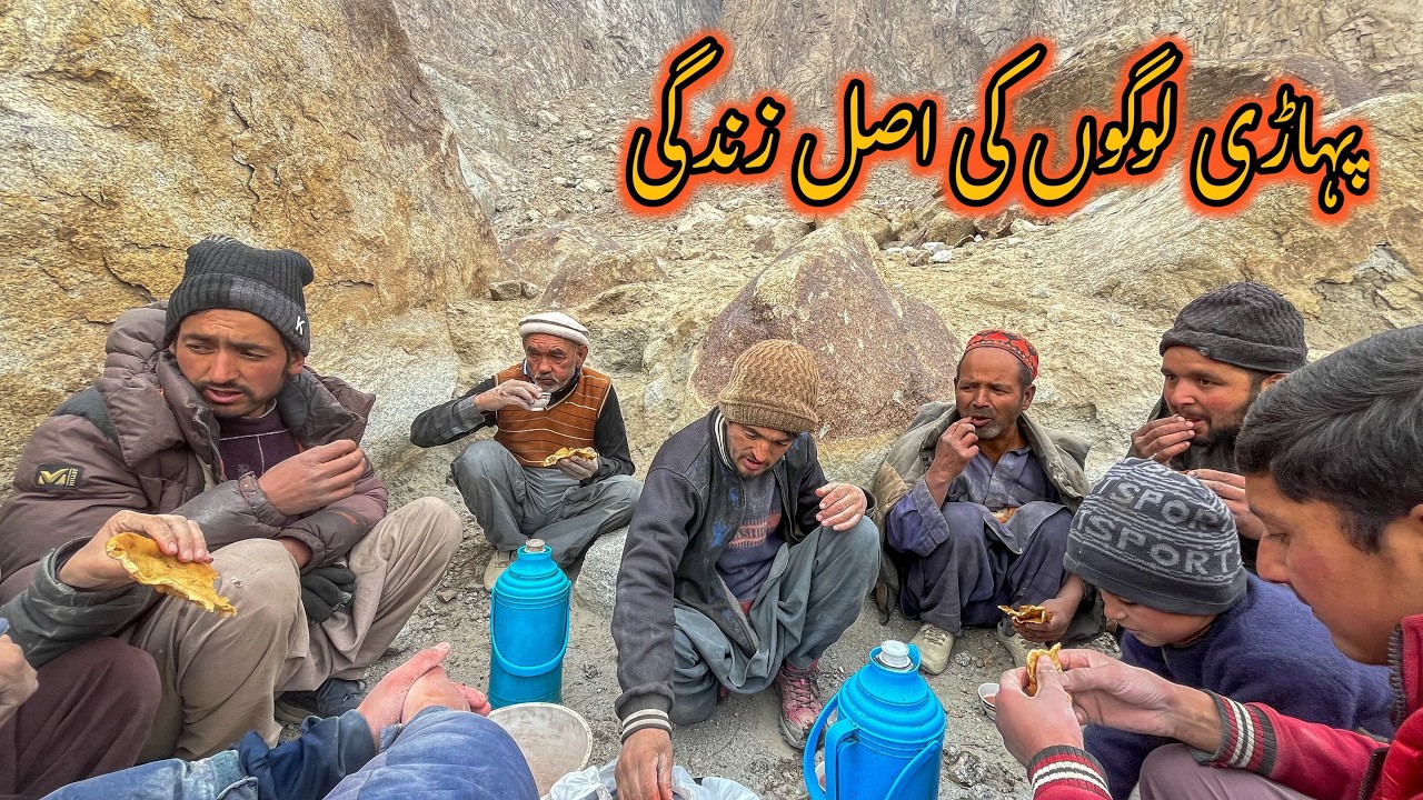 Life in extreme cold near Siachen Hard work and simple mountain Living | Peaceful and natural views