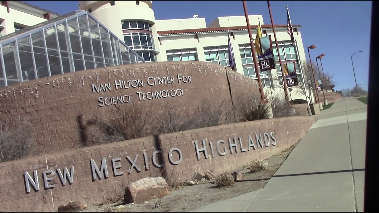 Driving through New Mexico Highlands University