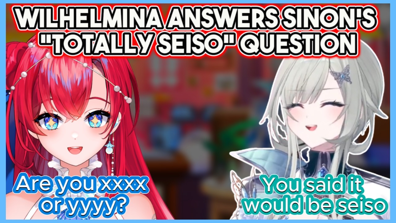 Wilhelmina Answers Sinon’s “Totally Seiso” Question 😆| Sinon Sinfonia Wilhelmina Frost Clips