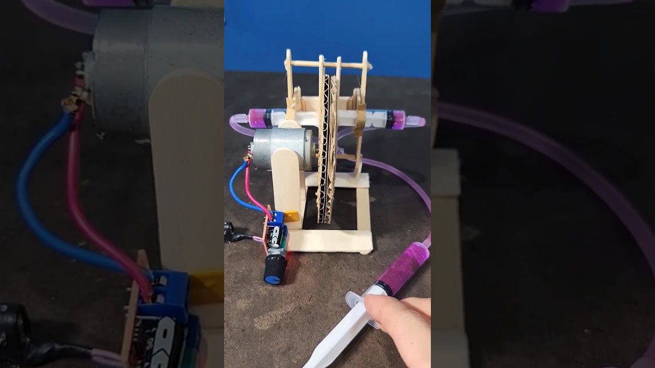 Disc Brake Mechanism #hydraulic #diy #technology #project #asmr #satisfying