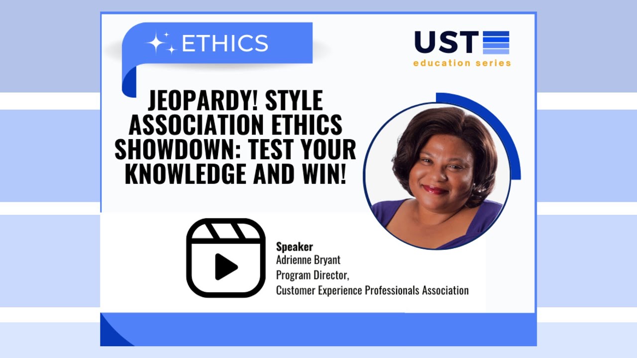 Jeopardy! Style Association Ethics Showdown: Test Your Knowledge and Win!