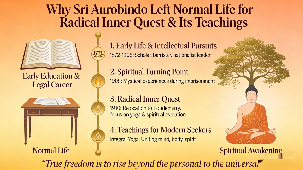 Why Did Sri Aurobindo Leave A Normal Life For A Radical Inner Quest And What Does It Teach Us About