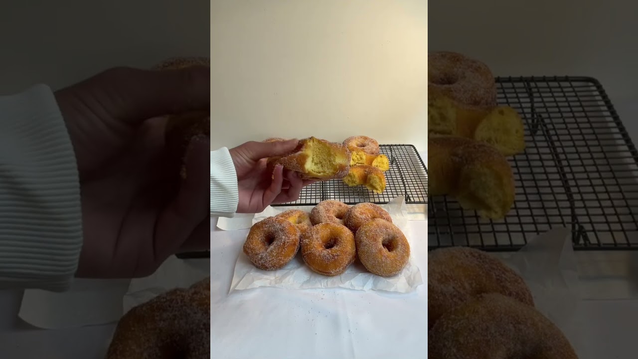 Pumpkin brioche, chai spiced cinnamon sugar donuts