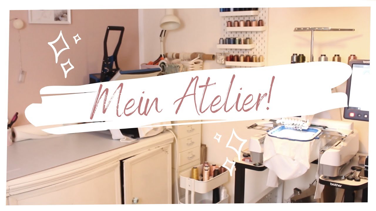 Nähzimmer Roomtour // Kallax-Hacks //  Mighty Hoop-Rahmen// handmadebyannilove♡