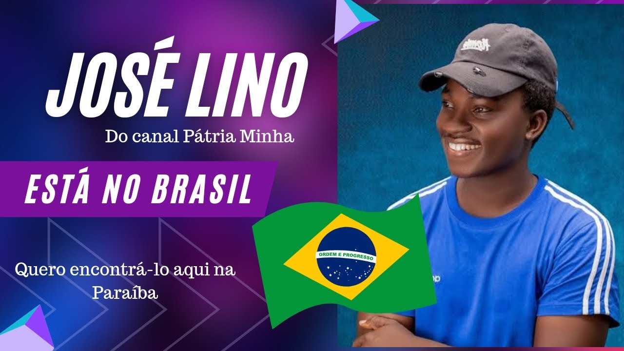 YouTuber Jos&eacute; Lino continua conhecendo o Brasil.#joselino #patriaminha #mo&ccedil;ambique #mz #africa