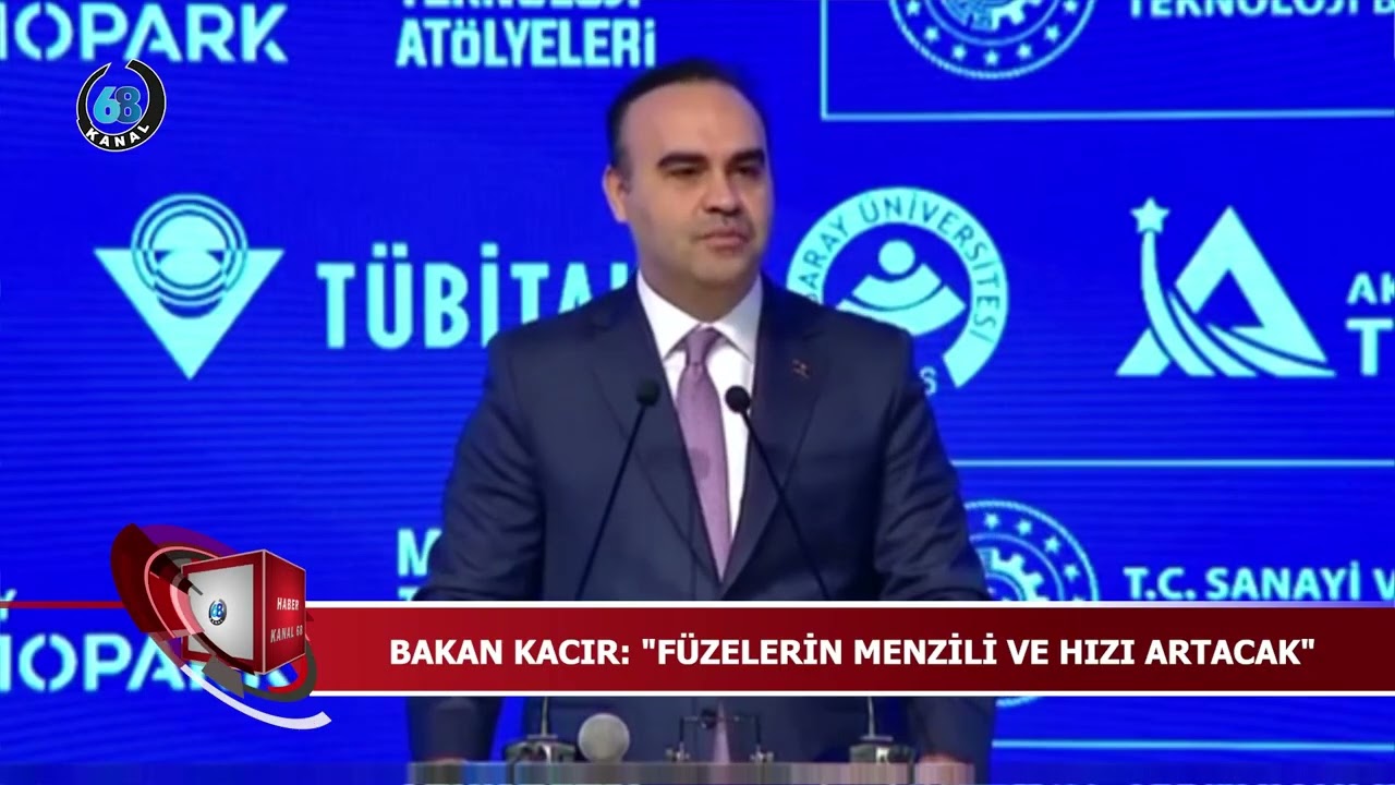 BAKAN KACIR FÜZELERİN MENZİLİ VE HIZI ARTACAK