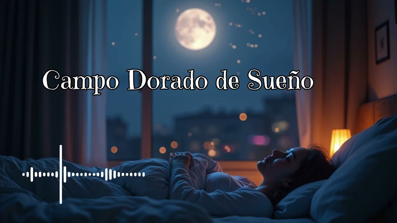 🌛✨🌜Campo Dorado de Sueño | Música para Dormir Profundamente y Soltar el Estrés (432 Hz)