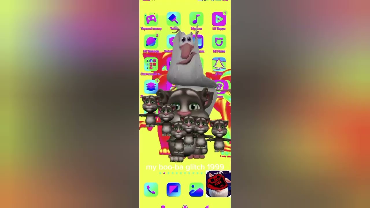 My talking Tom glitch video parte 2 | season 1 || Talking Tom viruses #talkingtomglitch1999 #tomorYT