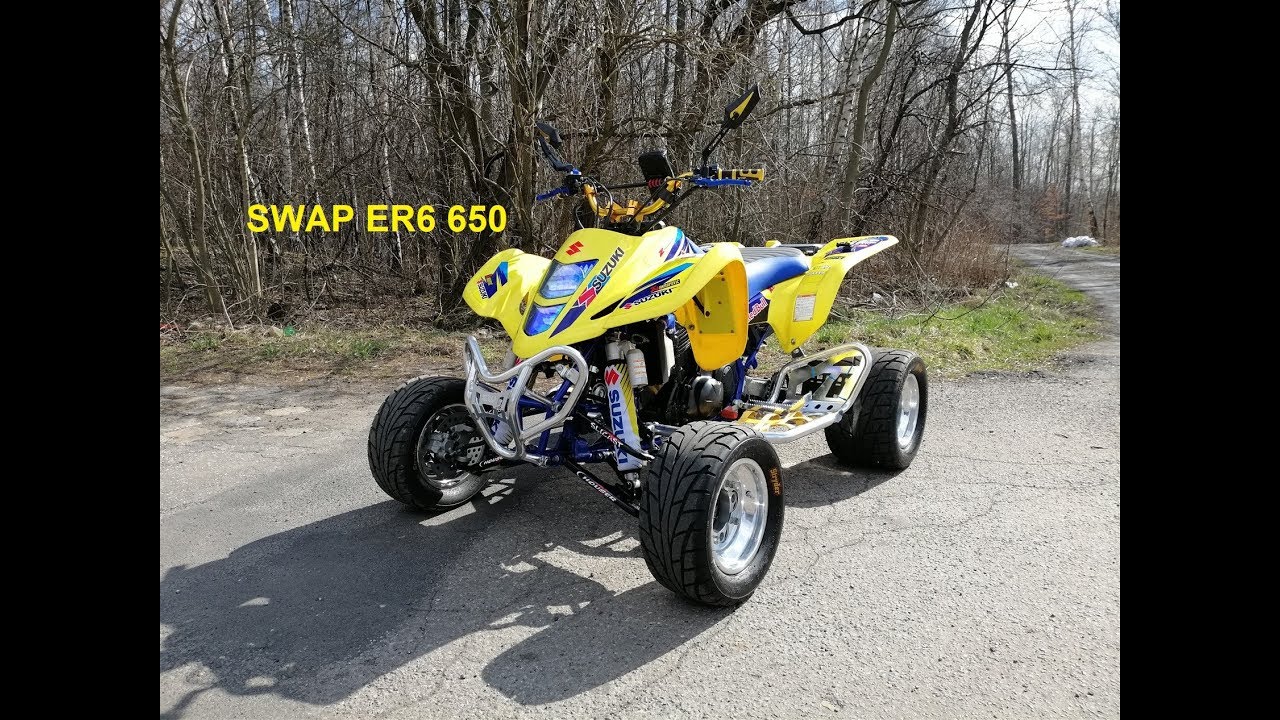 Rebuild Swap Suzuki Ltz400 Kawasaki er6 650 Tunning Hybrid Superquad