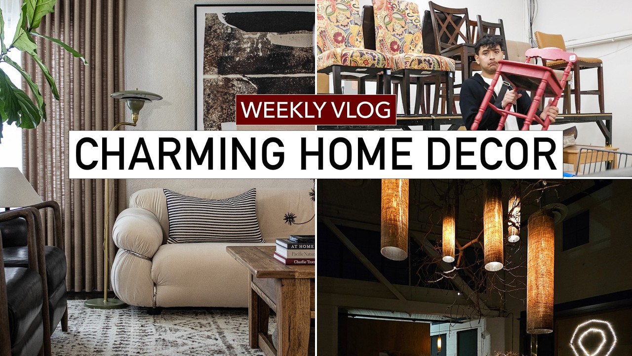 Home Decor VLOG: living room update, Seattle thrift shopping, unique decor,  | Casa Refined Vlogs