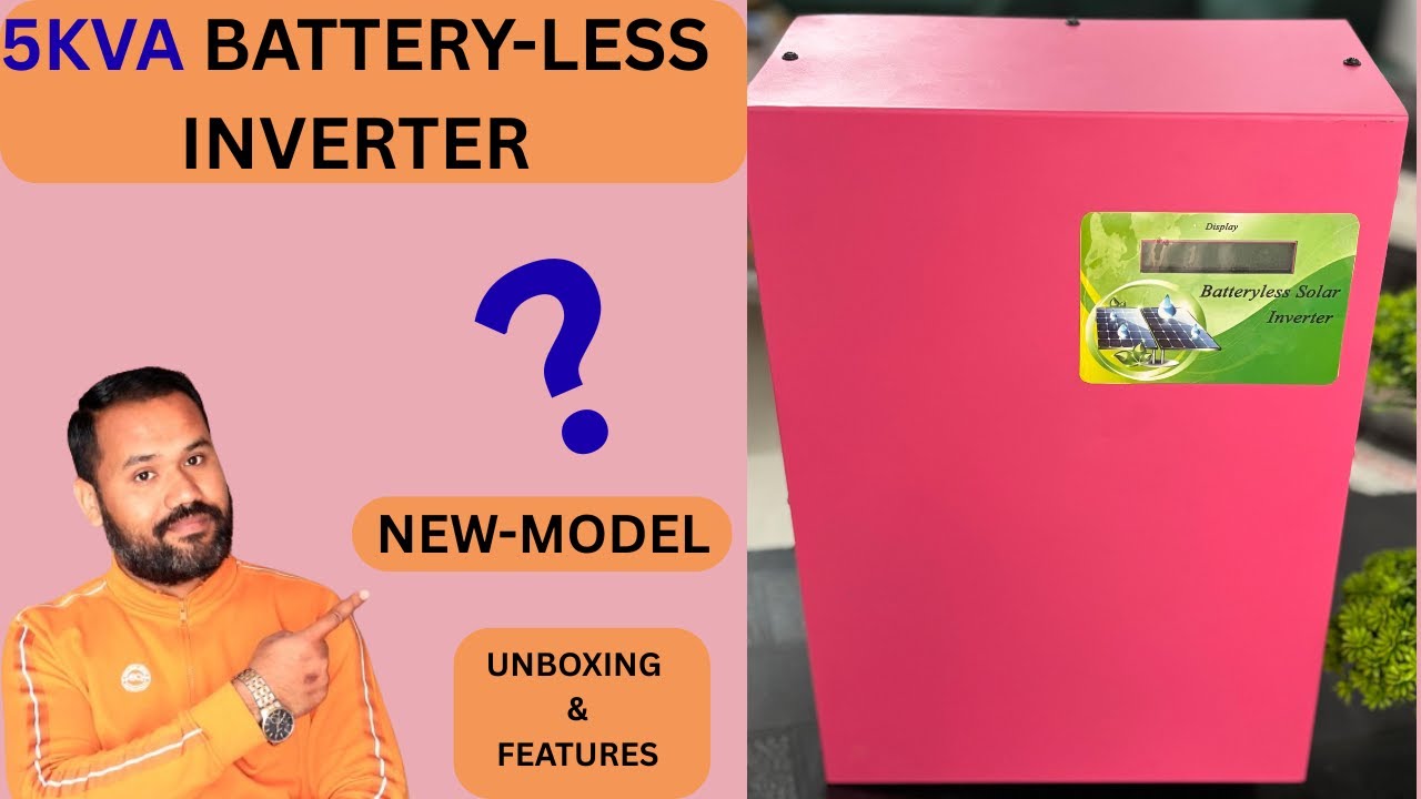 5 KVA BATTERY-LESS INVERTER New Model UNBOXING