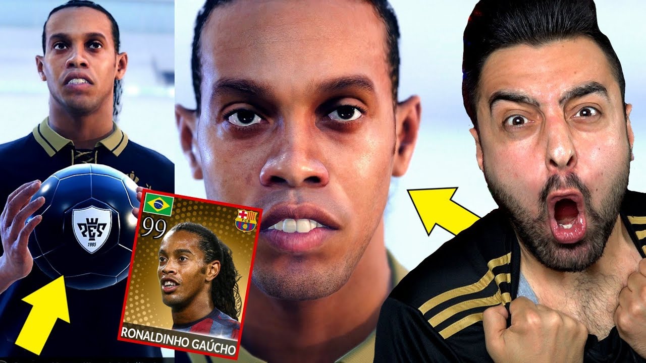 RONALDİNHO ÇIKTI ! HAYATIMDA İLK DEFA ! EMJAN İNANMADI ! PES 2019