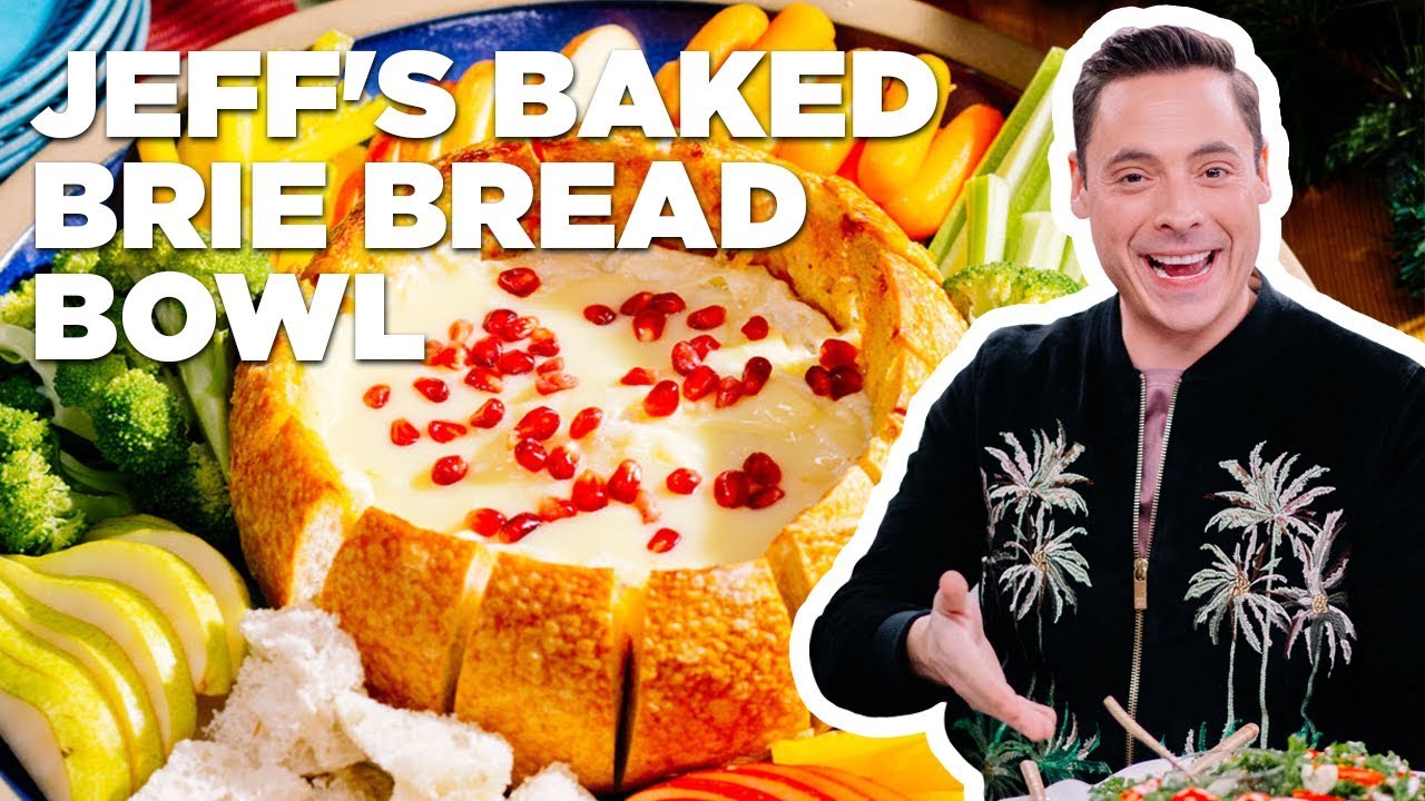 Baked Brie in a BREAD Bowl with Jeff Mauro | The Kitchen | Food Network