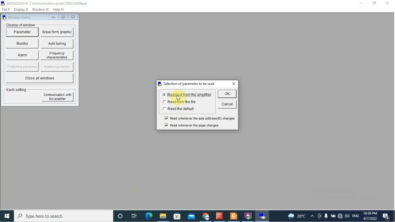 DRIVER SERVO PANASONIC HUONG DAN UPLOAD DOWNLOAD THONG SO
