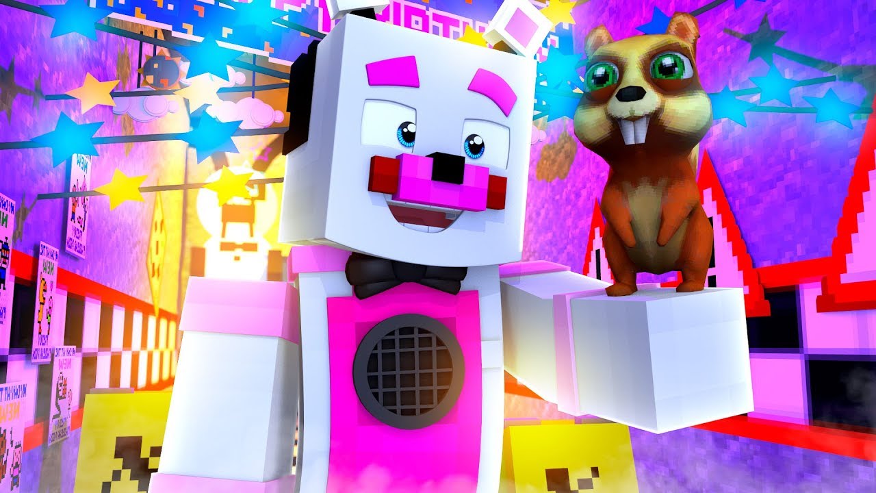 Funtime Freddy's Magic Squirrel Comes To Life! Minecraft FNAF Roleplay
