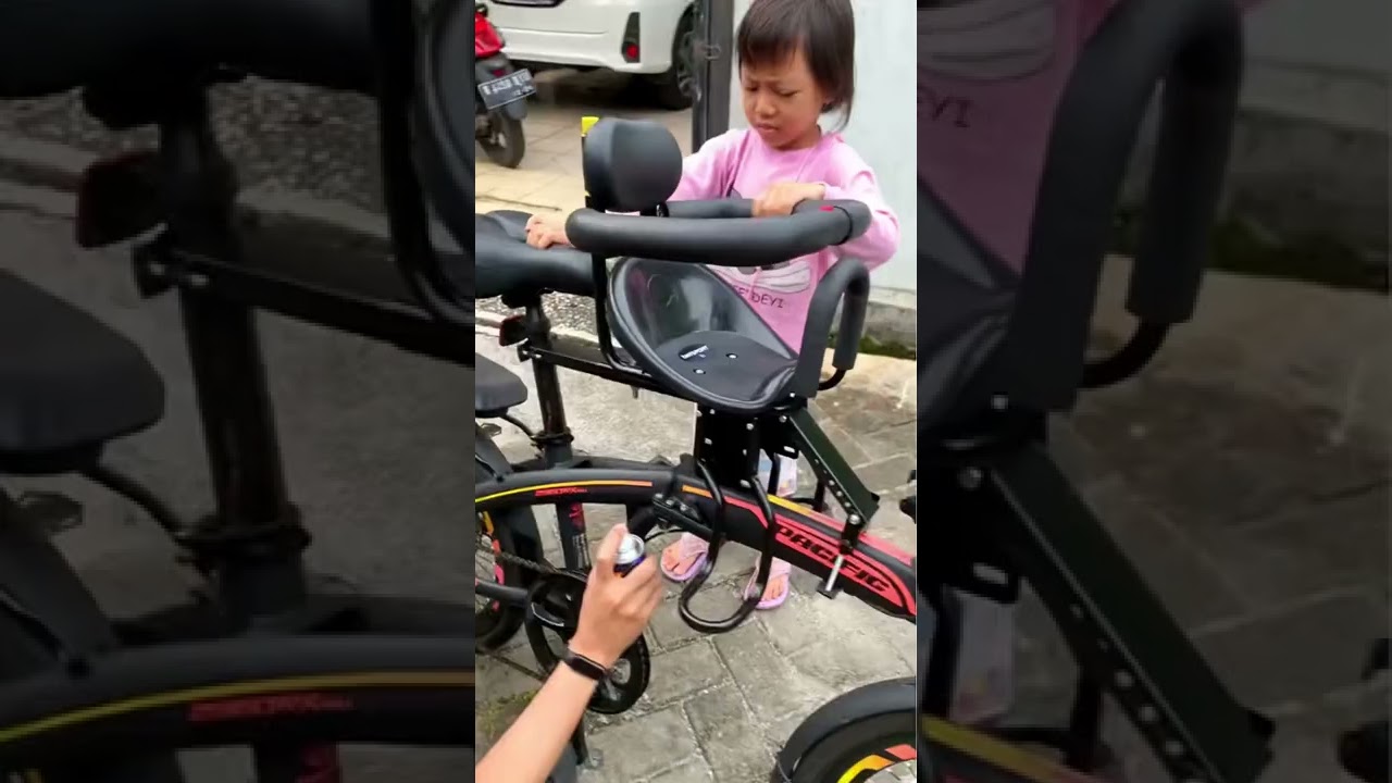 BONCENGAN ANAK RECOMMENDED, MURAH NYAMAN DAN KOKOH #shorts #boncengananak #sepedalipat
