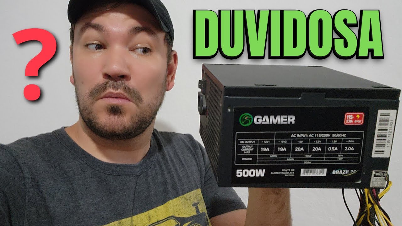 A Famosa Fonte Bomba Brazil PC 500W Gamer