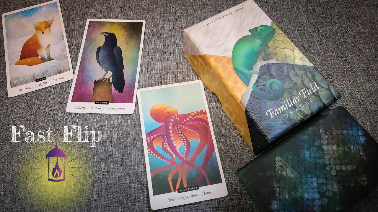 The Familiar Field Oracle Deck Fast Flip, Kickstarter