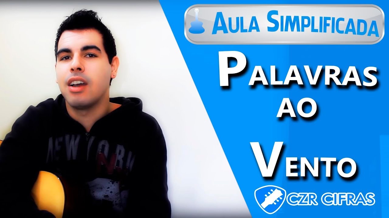 Aula de Violão música com 2 acordes para Iniciantes - Palavras ao Vento Cassia Eller