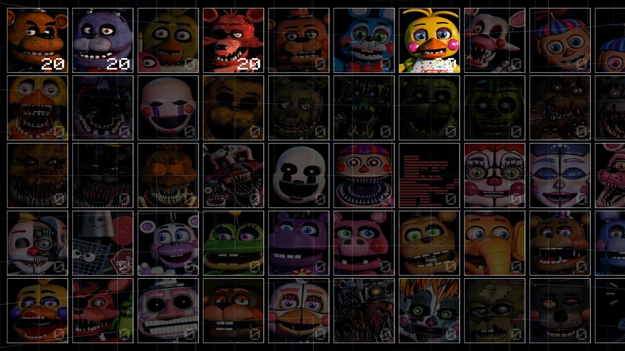Ultimate Custom Night FNAF. ВСЕ ИЗ 1 FNAF, НО С ТОЙ ЧИКА. 