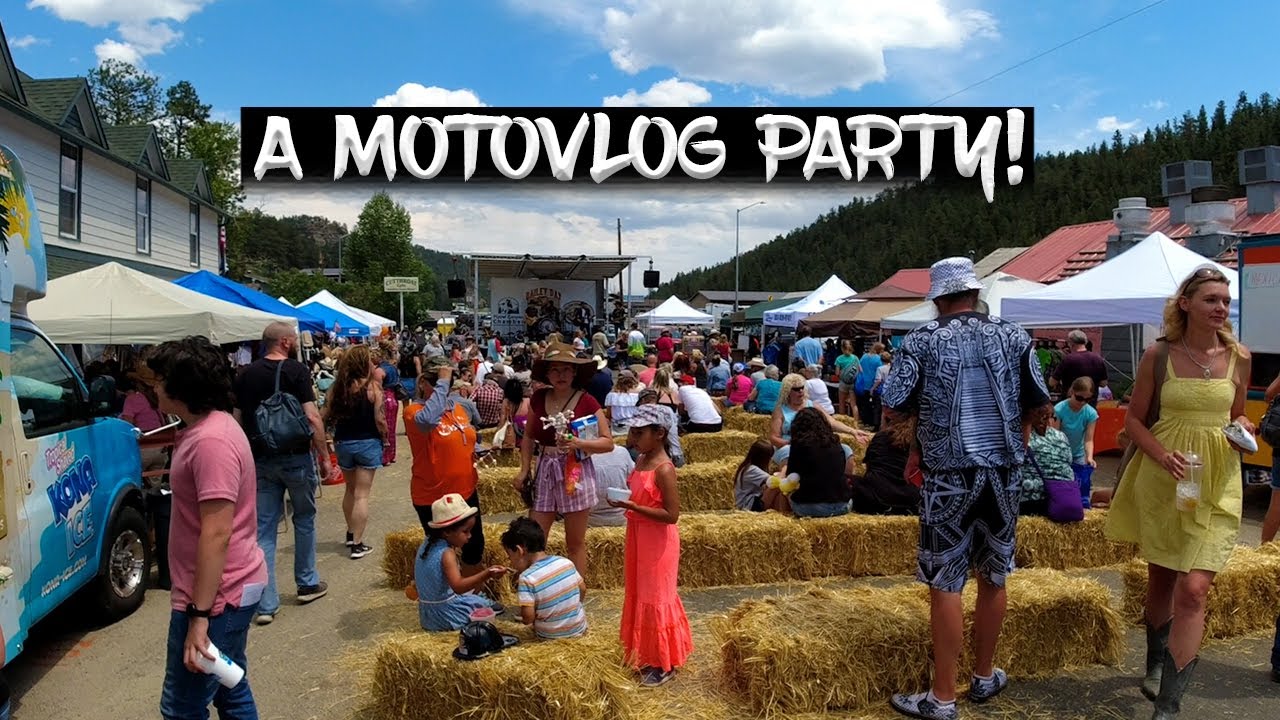 Motovlog to the BIGGEST PARTY in Bailey Colorado!
