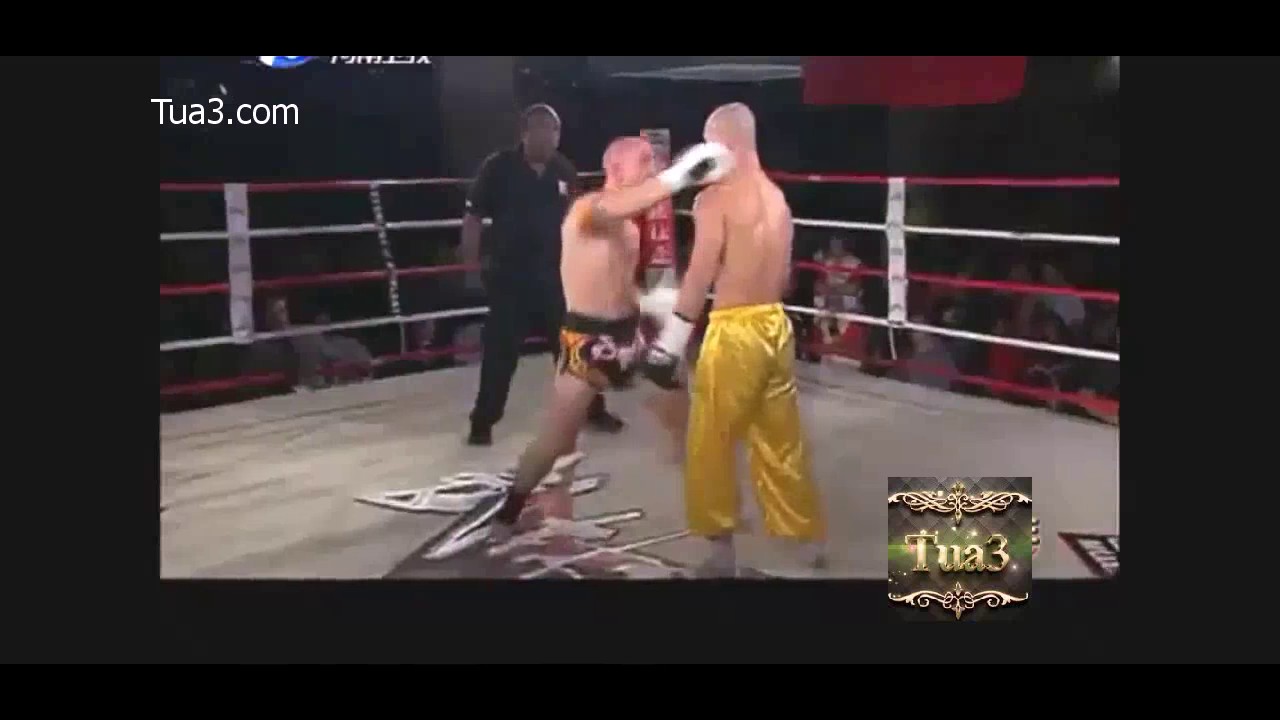 Yi Long 2 Shaolin Monk who resists K O !  Boxing ! MMA   360p