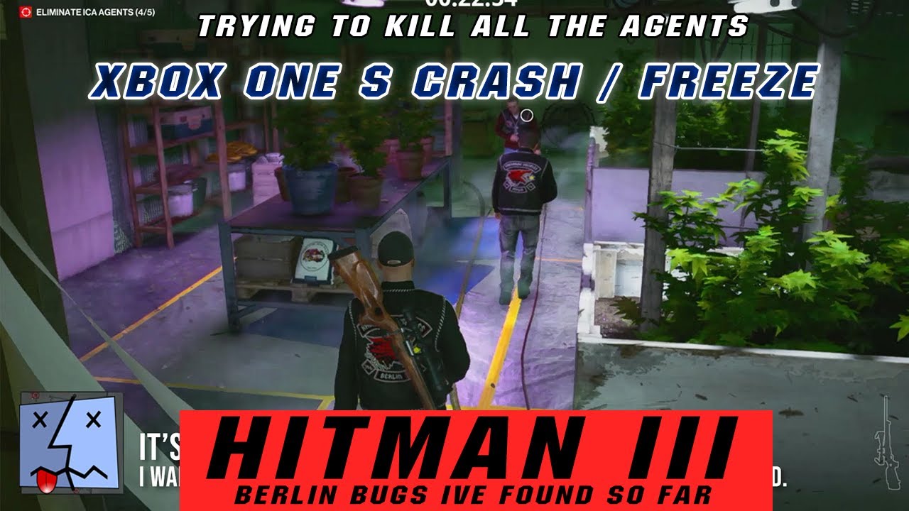 Hitman 3 | Berlin | Game crash / freeze when knocking out agents