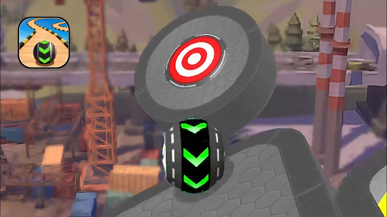Rolling Ball Sky Escape  Gameplay  Level 121 - 129