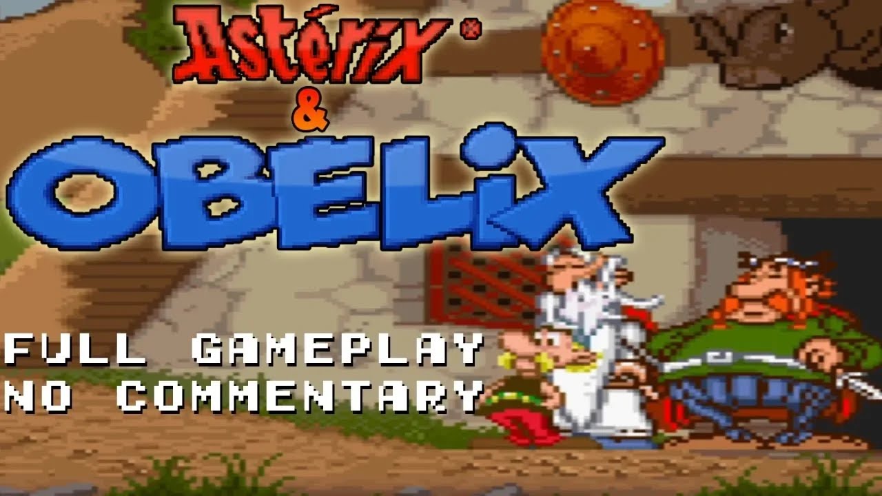 Asterix and Obelix (SNES) Full Gameplay Walkthrough - All Acts + Ending (No Commentary)