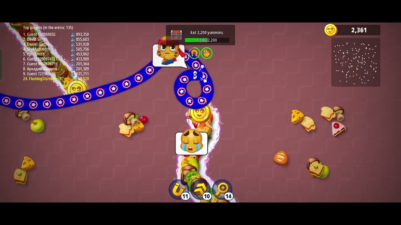 Snake worm 🪱🪱#battle #gameplay #bigbattle #pleasesubscribe #subscribe 