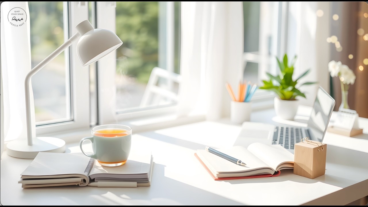Quiet Piano for Focused Study — Daytime Deep Work | Daylight Study Space
