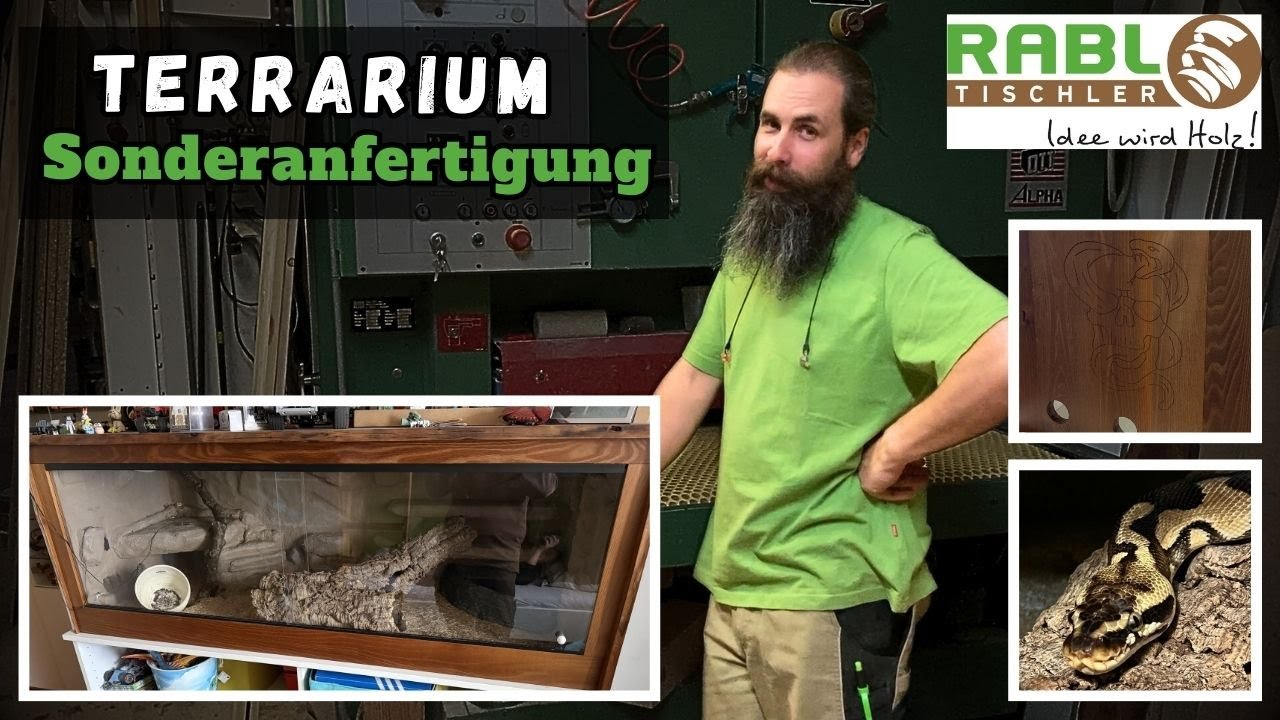 Terrarium aus Massivholz – nie wieder OSB Platten!