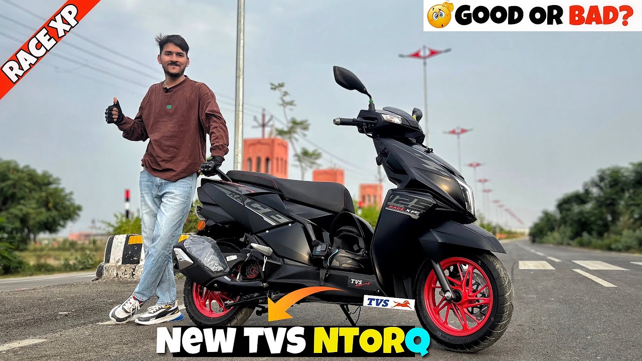 2025 TVS Ntorq 125 Race XP OBD-2B Model Launch🥳| New Updates, On Road Price & Mileage @BikesHunt