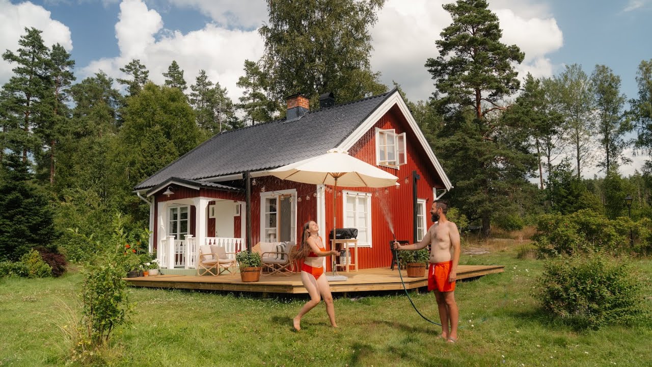 HITZEWELLE IN SCHWEDEN 🥵 & unsere fertige Terrasse ⛱️🏡
