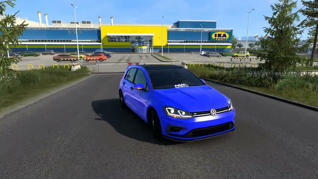 ETS2 Volkswagen Golf R Line 7.5 2018 1.45 | Euro Truck Simulator 2