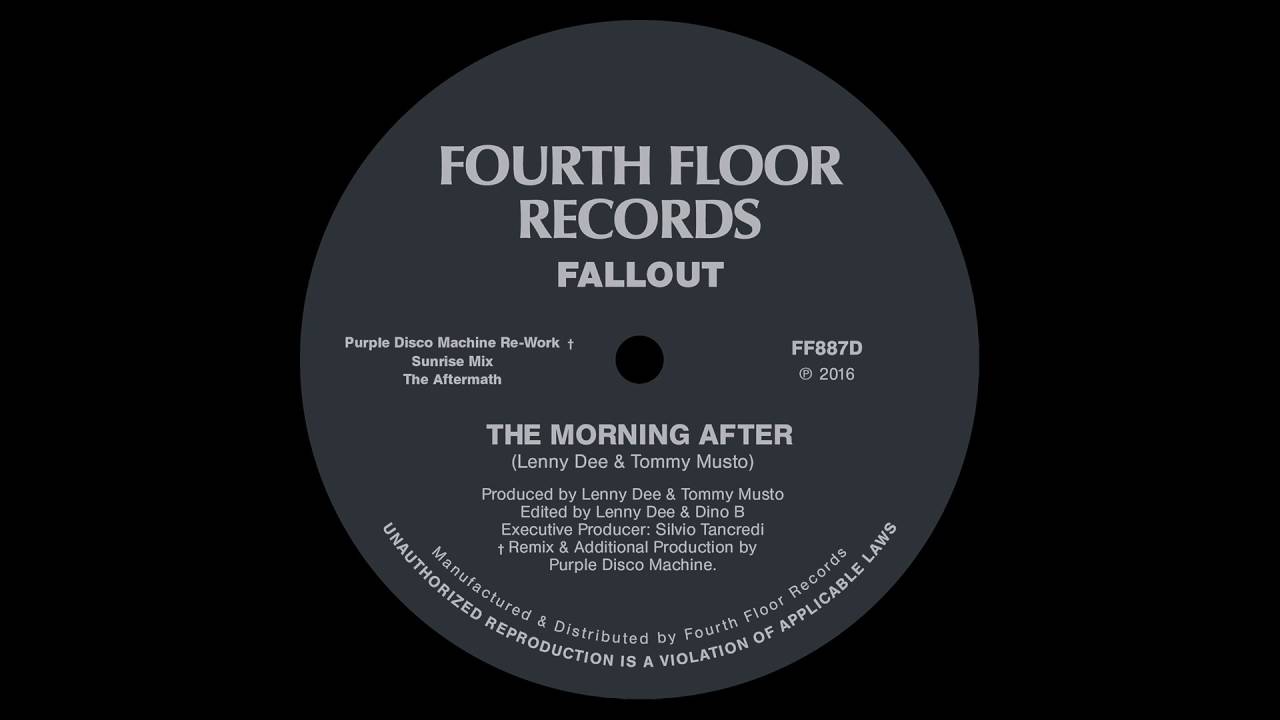 Fallout 'The Morning After' (Purple Disco Machine Re Work)