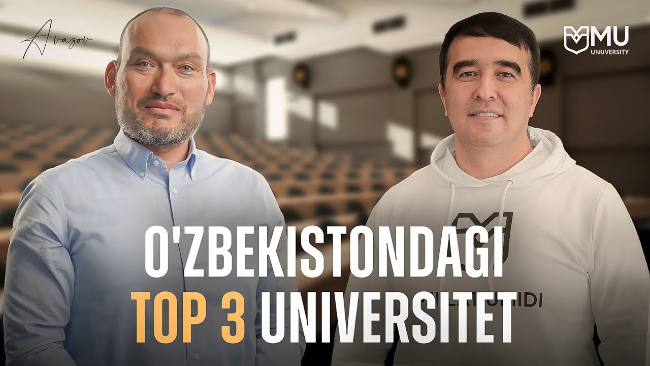 O'zbekistondagi TOP 3 universitet🎓