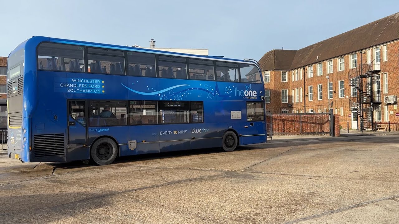 ADL Enviro 400 MMC | HJ25BYB | 1800 | Bluestar | Route 1 | Winchester Bus Station | 01/01/26